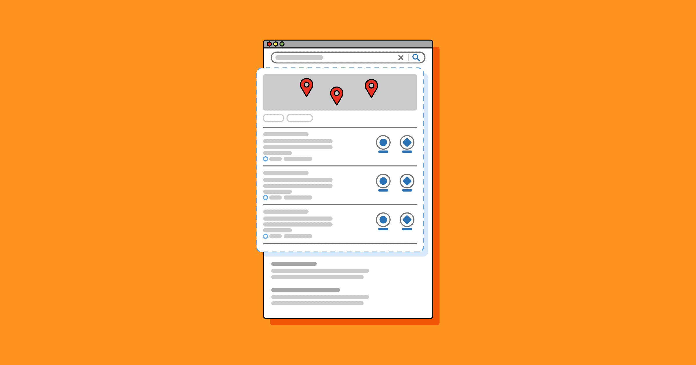 Google local pack banner