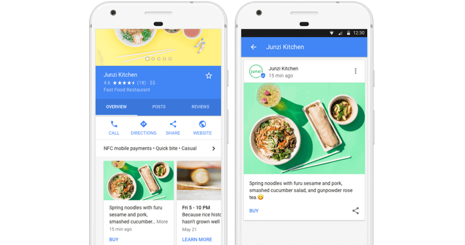 Publicaciones posts google my business