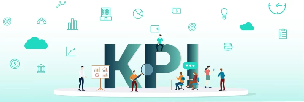 Banner key performance indicators KPI
