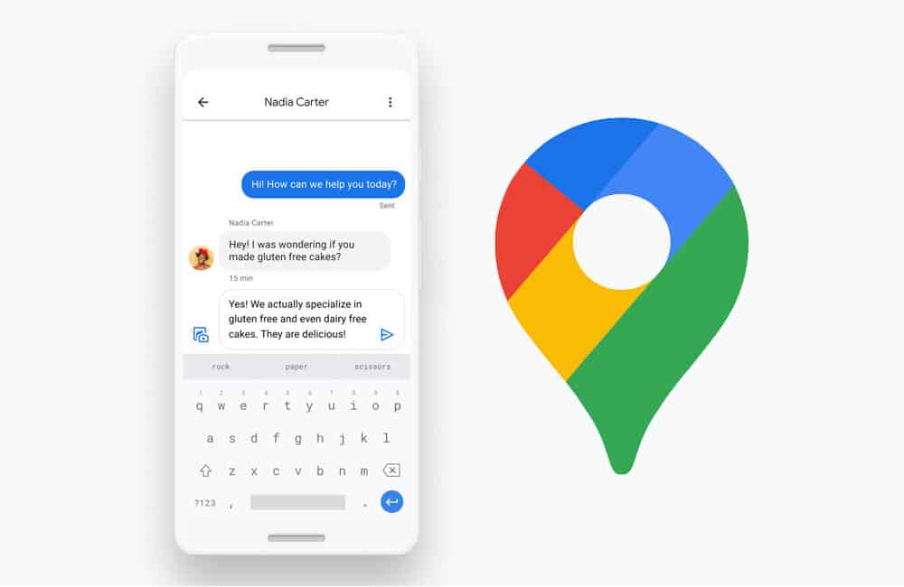 Mensajes Google Maps