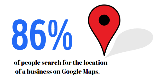 Busqueda la ubicación de un negocio en Google Maps.