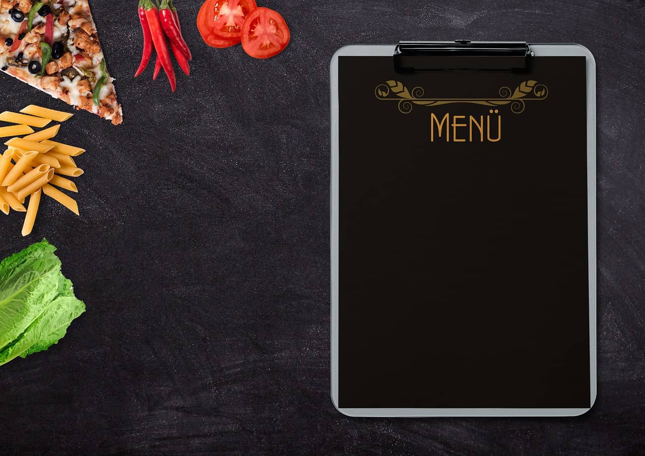 menú restaurante