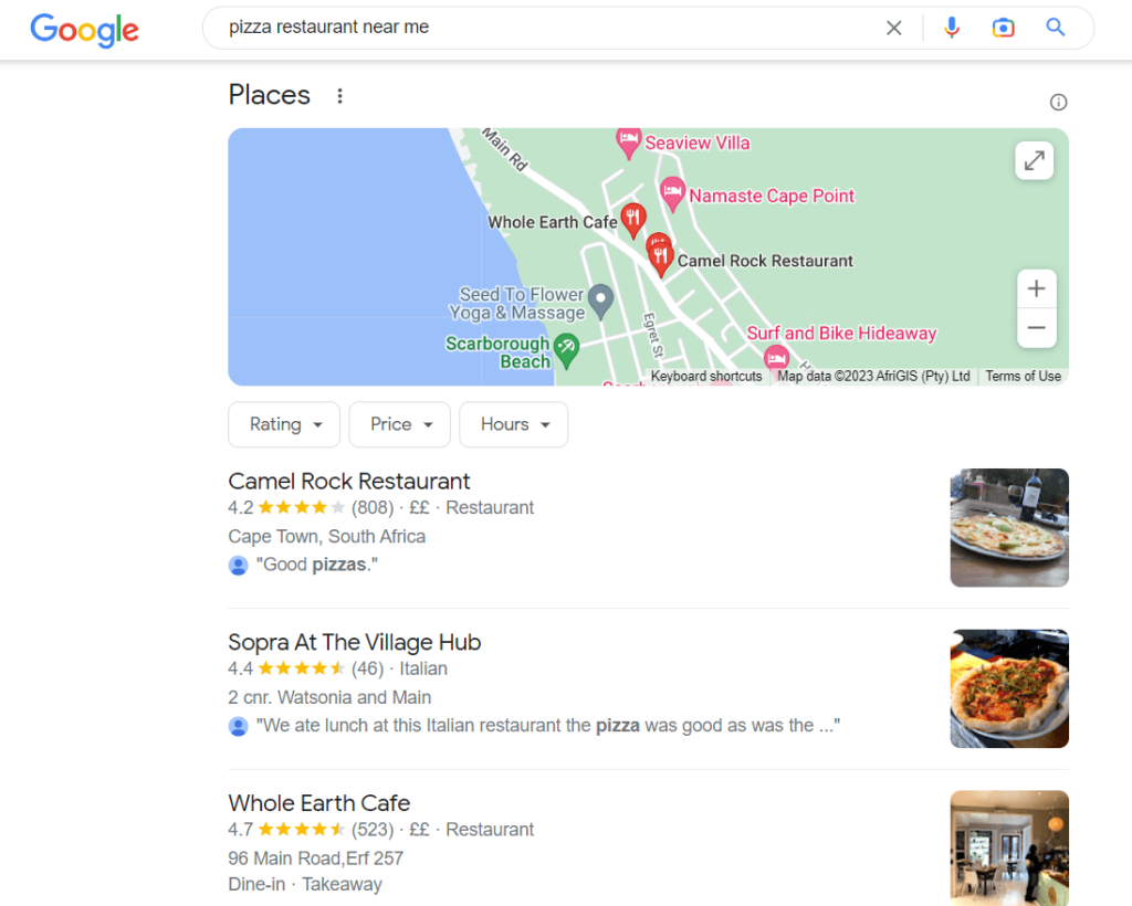 Local SEO helps you rank top in Google Maps
