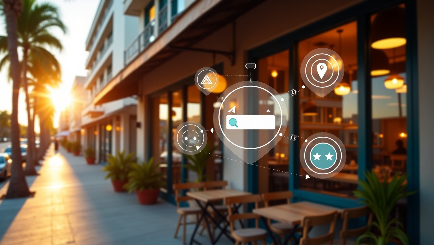 Flux_Dev_A_modern_restaurant_storefront_in_sunny_Miami_capture_0